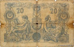 20 Francs ALGÉRIE  1910 P.072 pr.B
