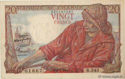 20 Francs PÊCHEUR FRANCE  1950 F.13.17