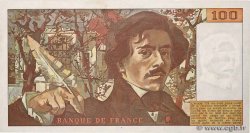 100 Francs DELACROIX FRANCE  1978 F.68.03 AU-