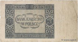 5 Zlotych POLOGNE  1941 P.101 B