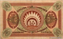 10 Rubli LATVIA  1919 P.04f VF