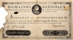 90 Livres FRANCE  1790 Ass.08a