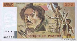 100 Francs DELACROIX modifié FRANKREICH  1985 F.69.09