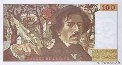 100 Francs DELACROIX modifié FRANKREICH  1985 F.69.09 fVZ