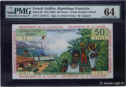 50 Francs FRENCH ANTILLES  1964 P.09b