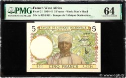 5 Francs AFRIQUE OCCIDENTALE FRANÇAISE (1895-1958)  1937 P.21