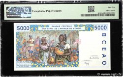 5000 Francs ESTADOS DEL OESTE AFRICANO  1999 P.413Dh FDC