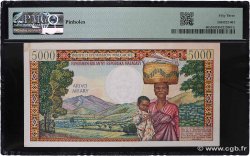 5000 Francs - 1000 Ariary MADAGASCAR  1966 P.060a SPL+