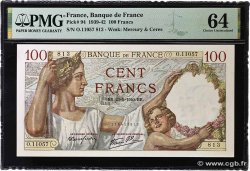 100 Francs SULLY FRANCIA  1940 F.26.30