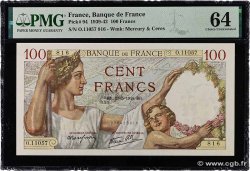 100 Francs SULLY FRANCE  1940 F.26.30 UNC-