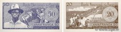 20 et 50 Francs Lot RUANDA  1976 P.06e et P.07c FDC