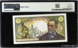 5 Francs PASTEUR FRANCE  1966 F.61.02 UNC-