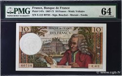 10 Francs VOLTAIRE FRANCE  1968 F.62.33 pr.NEUF