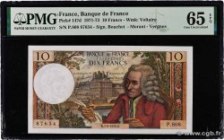 10 Francs VOLTAIRE FRANCE  1972 F.62.58 UNC