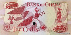 10 Cedis Spécimen GHANA  1967 P.12as NEUF