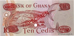 10 Cedis Spécimen GHANA  1973 P.16as UNC