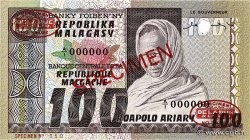 100 Francs - 20 Ariary Spécimen MADAGASCAR  1974 P.063s pr.NEUF