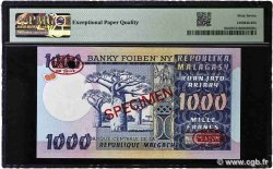 1000 Francs - 200 Ariary Spécimen MADAGASCAR  1974 P.065s NEUF
