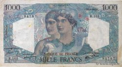 1000 Francs MINERVE ET HERCULE FRANKREICH  1945 F.41.07