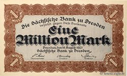1 Million Mark GERMANY Dresden 1923 PS.0962