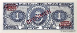 1 Cordoba Spécimen NICARAGUA  1968 P.115as NEUF