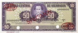 50 Cordobas Spécimen NICARAGUA  1968 P.119as NEUF
