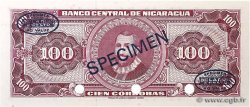 100 Cordobas Spécimen NICARAGUA  1968 P.120as SC+