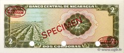 2 Cordobas Spécimen NICARAGUA  1972 P.121s FDC
