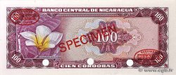 100 Cordobas Spécimen NICARAGUA  1972 P.126s SC+