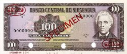 100 Cordobas Spécimen NICARAGUA  1979 P.132s pr.NEUF