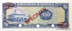 500 Cordobas Spécimen NIKARAGUA  1979 P.133s ST