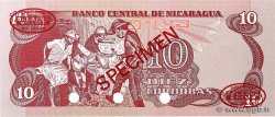 10 Cordobas Spécimen NICARAGUA  1979 P.134s UNC