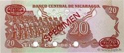 20 Cordobas Spécimen NICARAGUA  1979 P.135s FDC