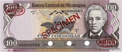 100 Cordobas Spécimen NICARAGUA  1979 P.137s UNC