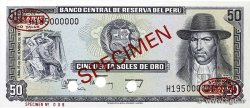 50 Soles de Oro Spécimen PÉROU  1977 P.113s pr.NEUF