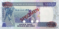 10000 Soles de Oro Spécimen PÉROU  1979 P.120s NEUF