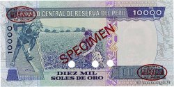 10000 Soles de Oro Spécimen PERU  1979 P.120s UNC