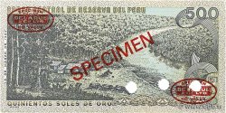 500 Soles de Oro Spécimen PERU  1982 P.125As UNC