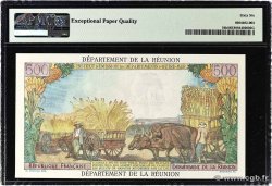 10 NF sur 500 Francs Pointe à Pitre ÎLE DE LA RÉUNION  1971 P.54b NEUF