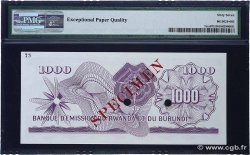 1000 Francs Épreuve RWANDA BURUNDI  1960 P.07cts NEUF