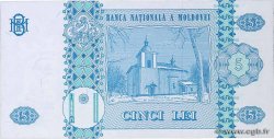 5 Lei MOLDAVIE  1994 P.09a NEUF