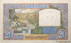 20 Francs TRAVAIL ET SCIENCE FRANCE  1941 F.12.12 XF-