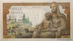 1000 Francs DÉESSE DÉMÉTER FRANCE  1942 F.40.13