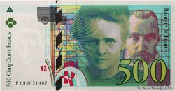 500 Francs PIERRE ET MARIE CURIE FRANKREICH  1995 F.76.02 fST+