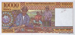 10000 Francs - 2000 Ariary MADAGASKAR  1994 P.079b VZ