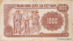 1000 Dong VIETNAM  1951 P.065a VF