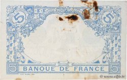 5 Francs BLEU FRANKREICH  1916 F.02.41 SS