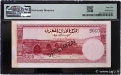 5000 Francs Spécimen MOROCCO  1951 P.48s UNC-