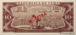 10 Pesos Spécimen KUBA  1984 P.104cs ST