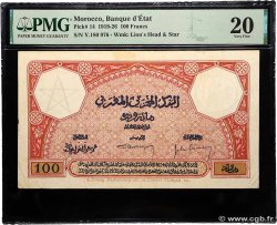 100 Francs MAROCCO  1926 P.14